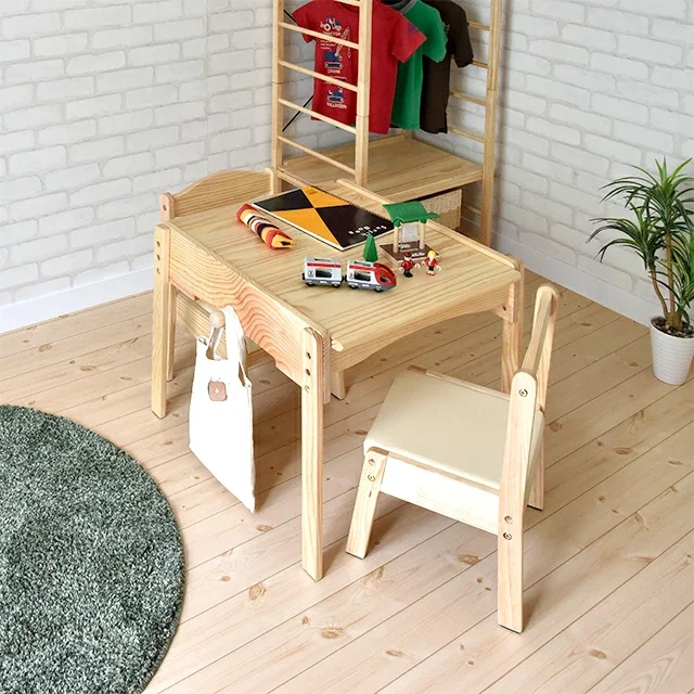 キッズーソピア キッズデスクM+キッズチェア2脚 3点セット