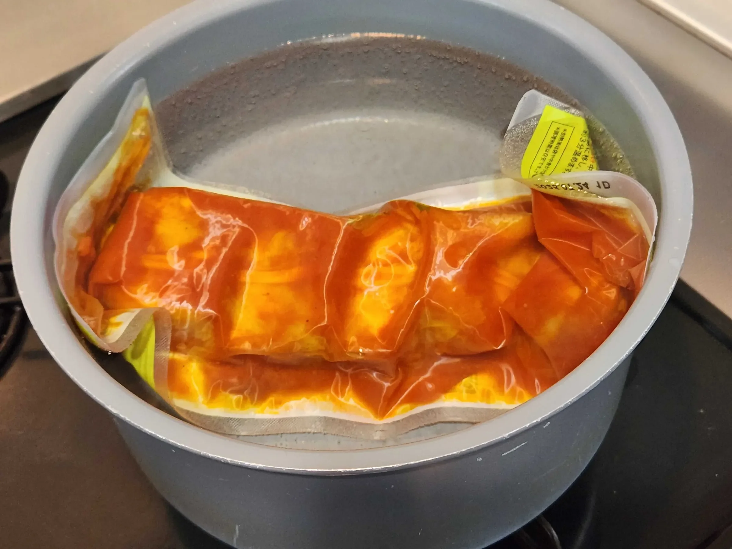 ロールキャベツのトマト煮湯煎