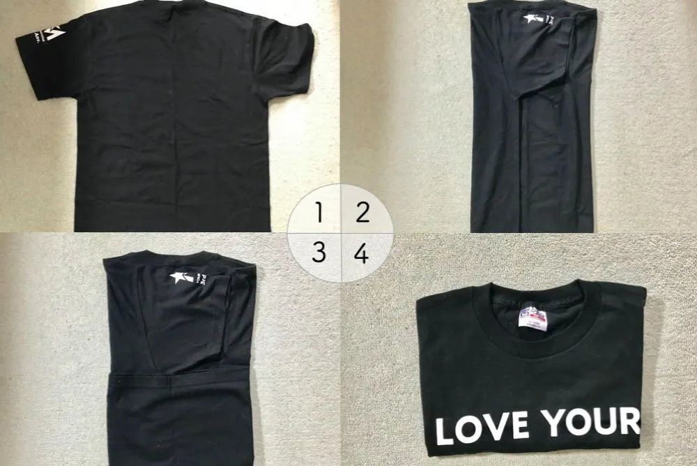 Tシャツのたたみ方