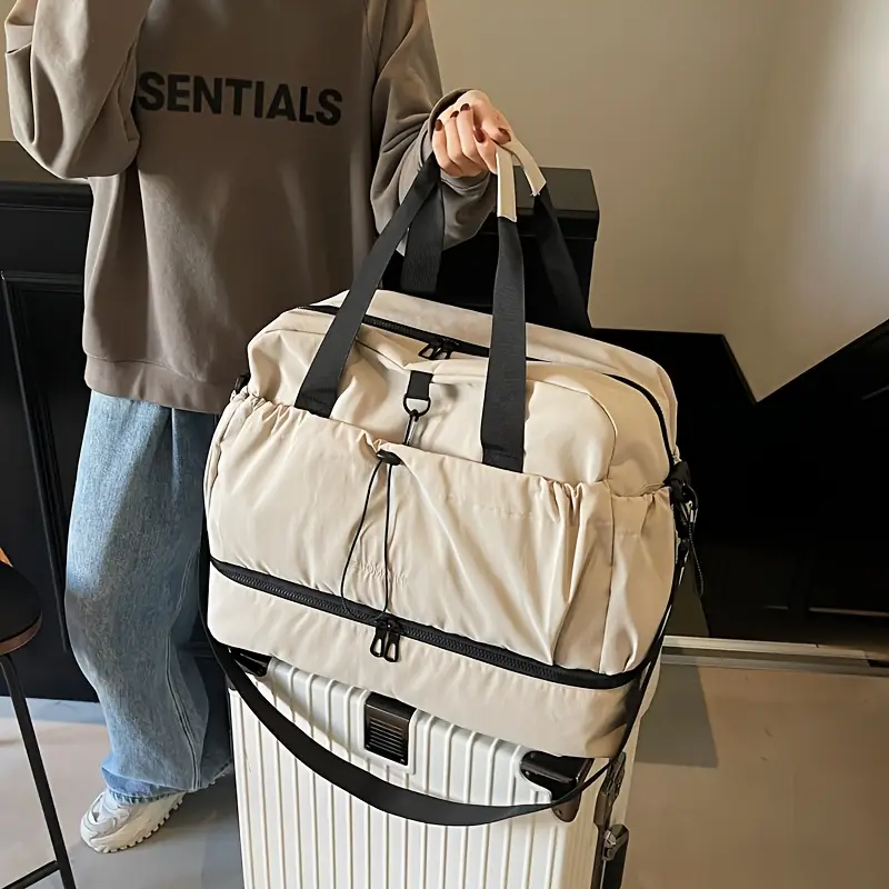 旅行用ショルダートートバッグ