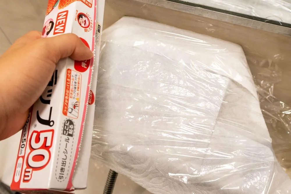 浴室の水垢掃除