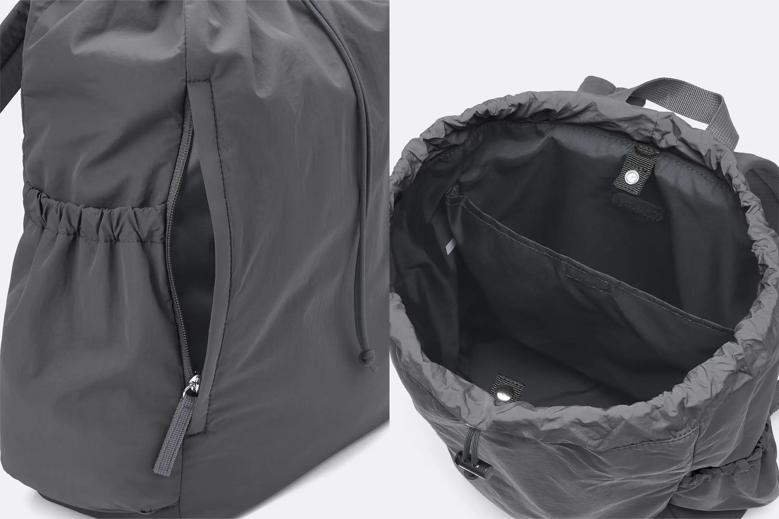 GUソフトナイロンバックパックポケット