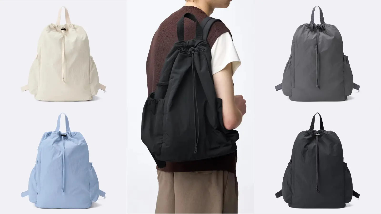 GUソフトナイロンバックパック