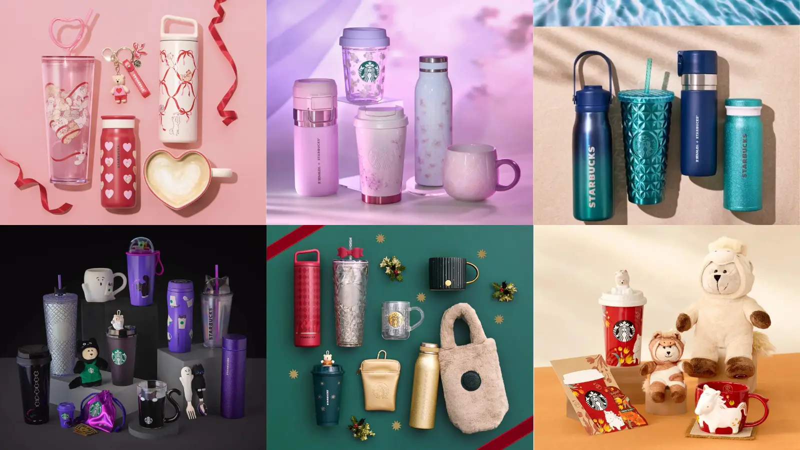 スタバグッズ2025の色