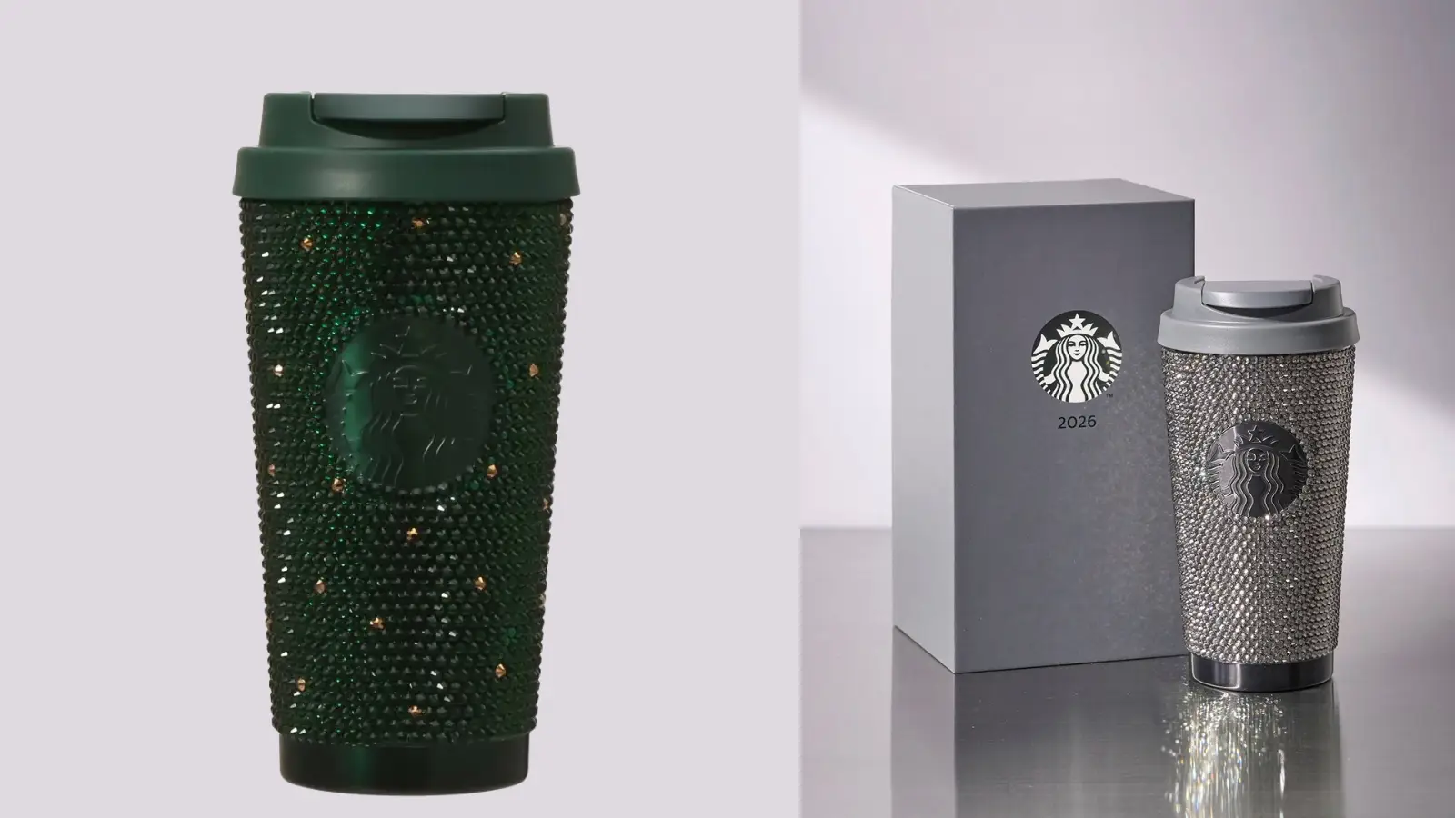 スタバグッズ2025ラインストーンタンブラー