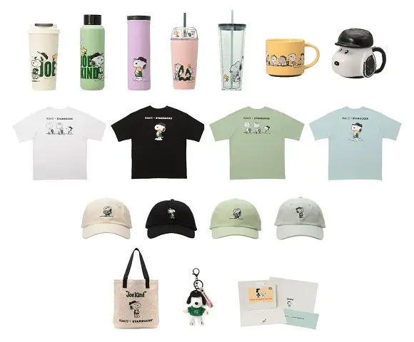 スタバPEANUTSコラボ第3弾グッズ例