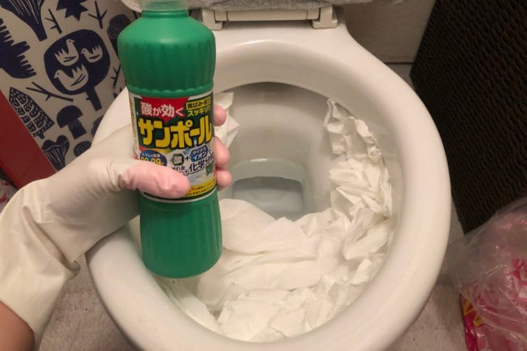 トイレ掃除尿石