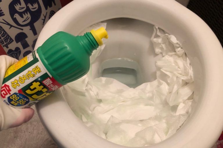 トイレ掃除尿石