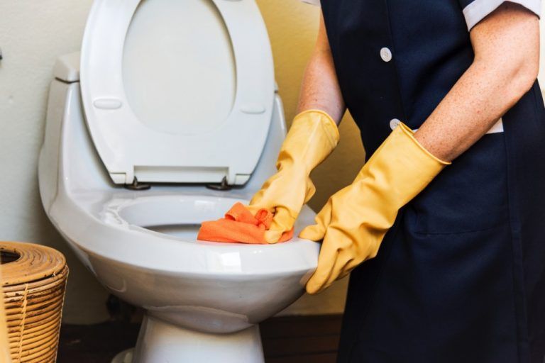 トイレ掃除尿石