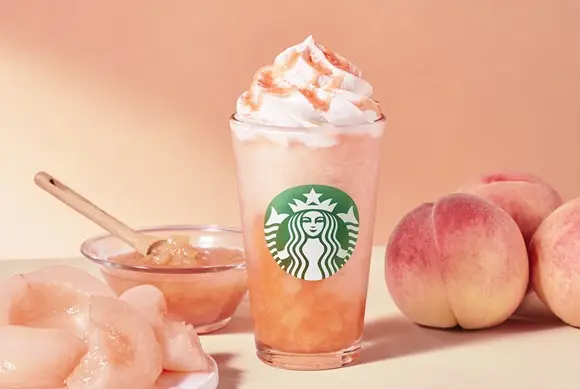 ヘブンリーピーチフラペチーノ