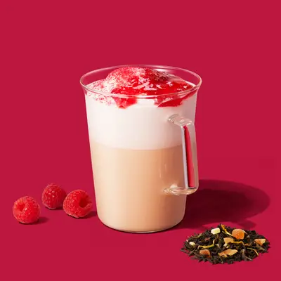 レッドラズベリー&ジョイフルメドレームースティーラテホット