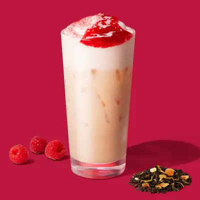 レッドラズベリー&ジョイフルメドレームースティーラテアイス