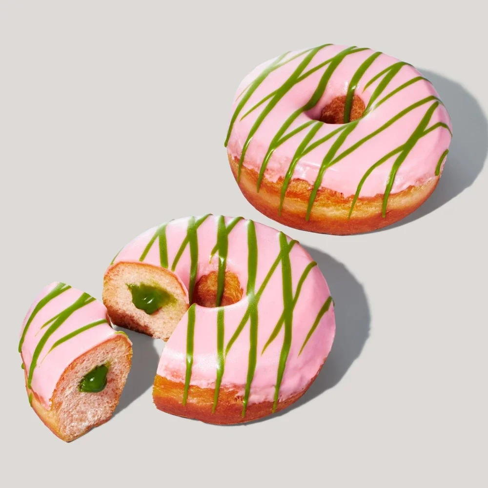 桜抹茶ドーナツ