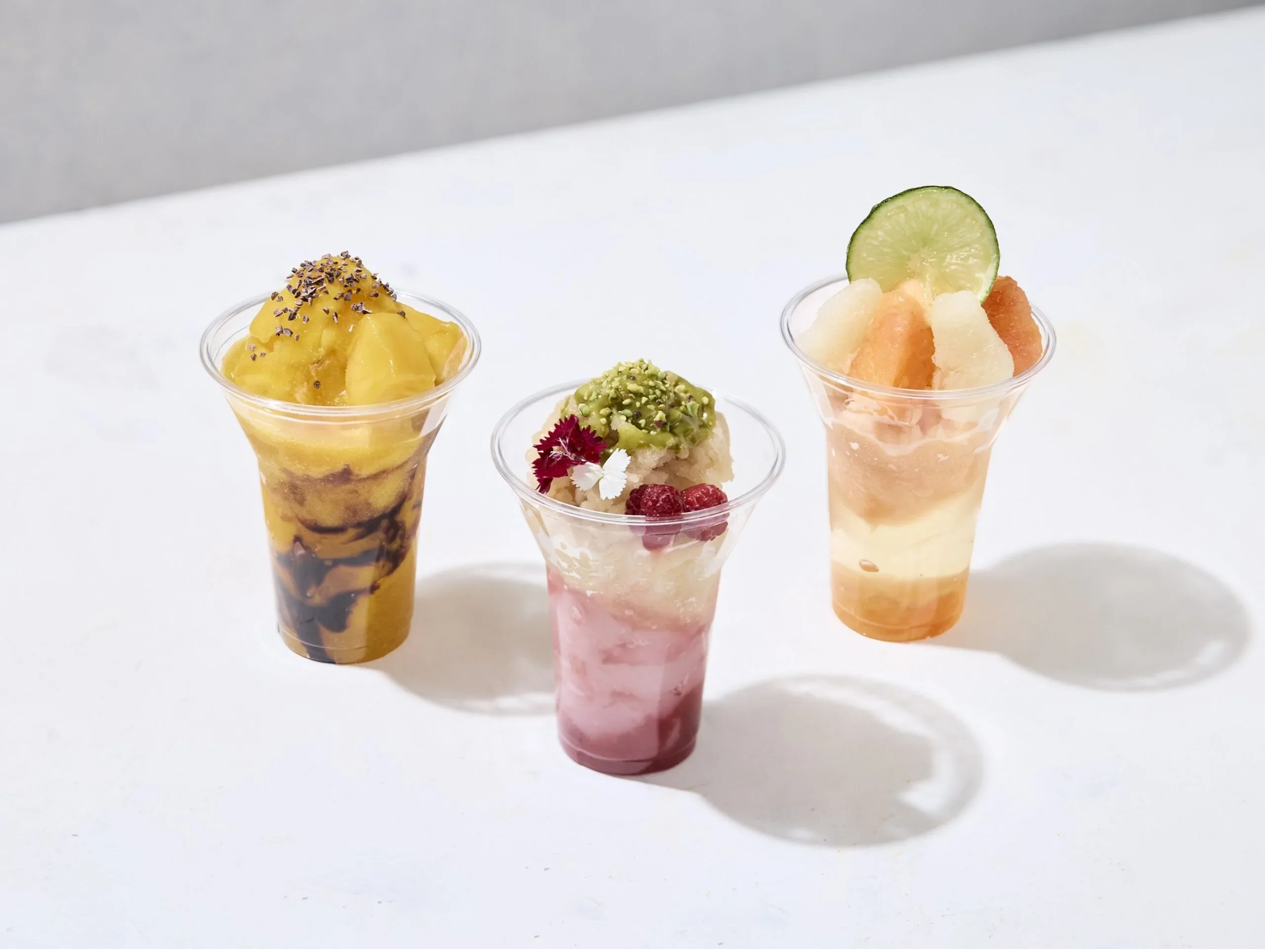 3種類のグラニータ