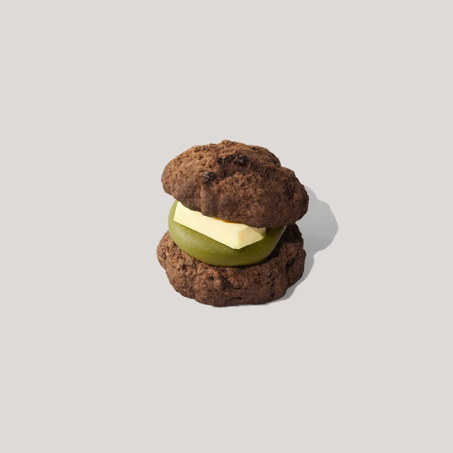 抹茶あんバターチョコスコーンサンド