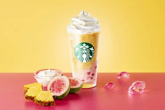 My フルーツ³ フラペチーノ® ゴールデン パイン & グアバ ヨーグルト