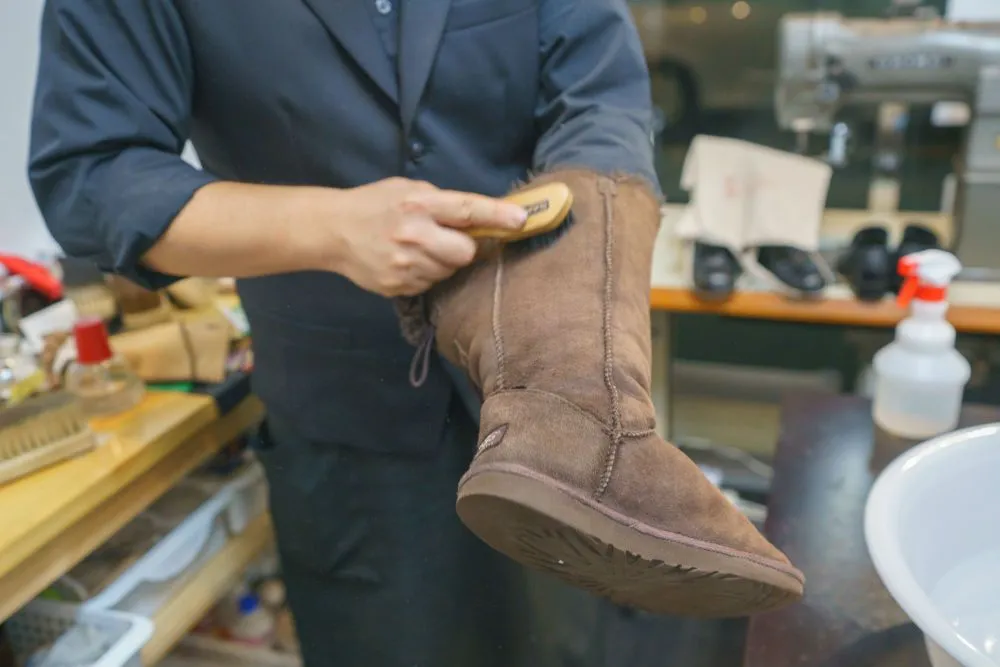 ムートンブーツのお手入れ