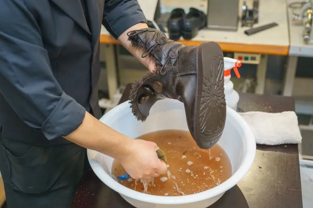 ムートンブーツのお手入れ