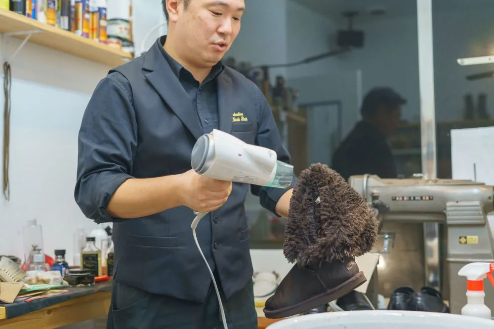 ムートンブーツのお手入れ