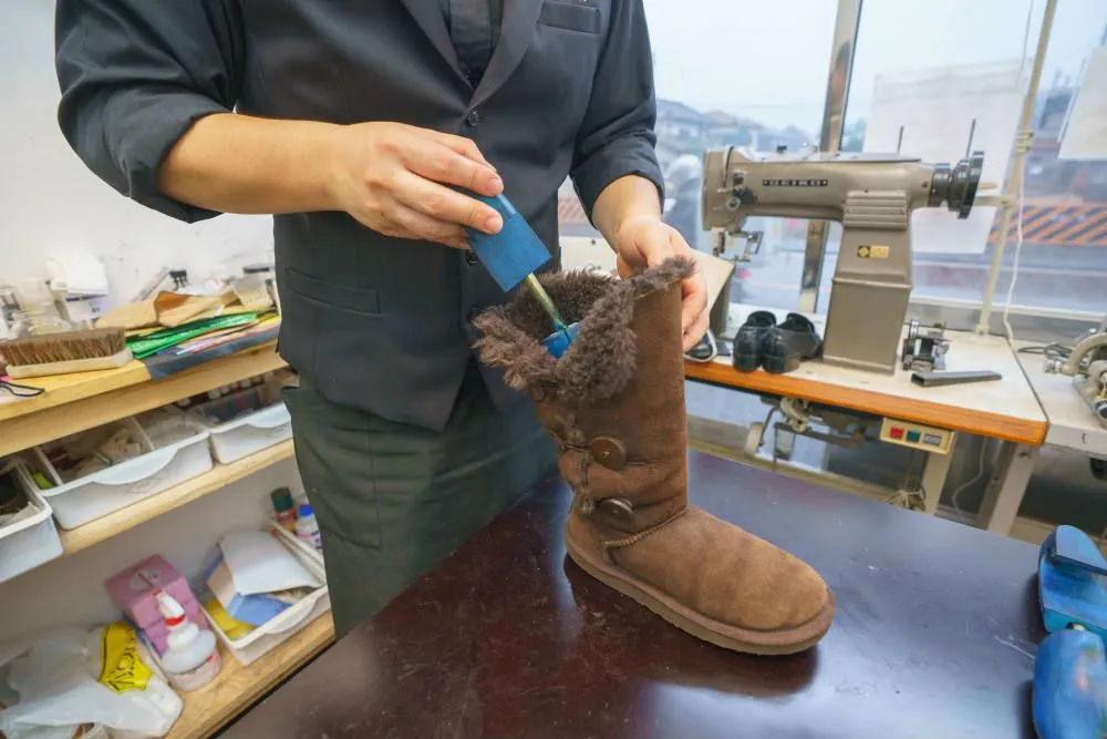 ムートンブーツのお手入れ