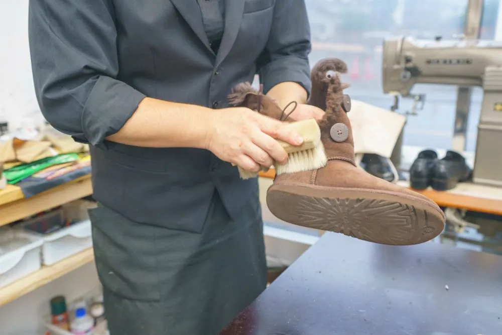 ムートンブーツのお手入れ