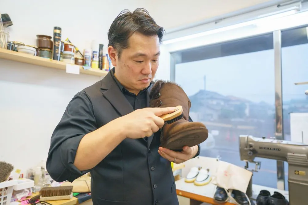 ムートンブーツのお手入れ