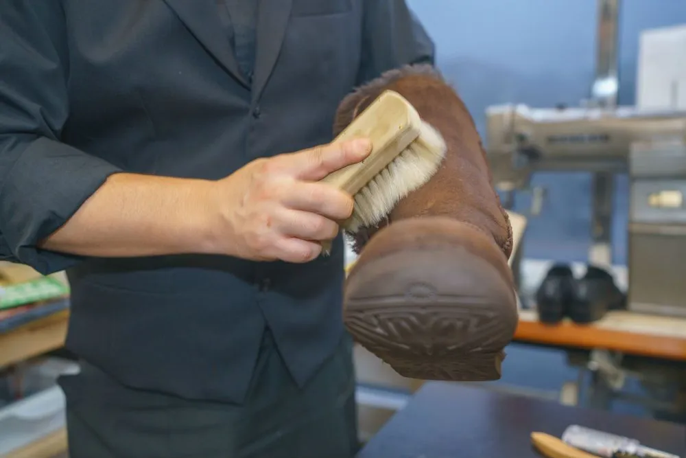 ムートンブーツのお手入れ