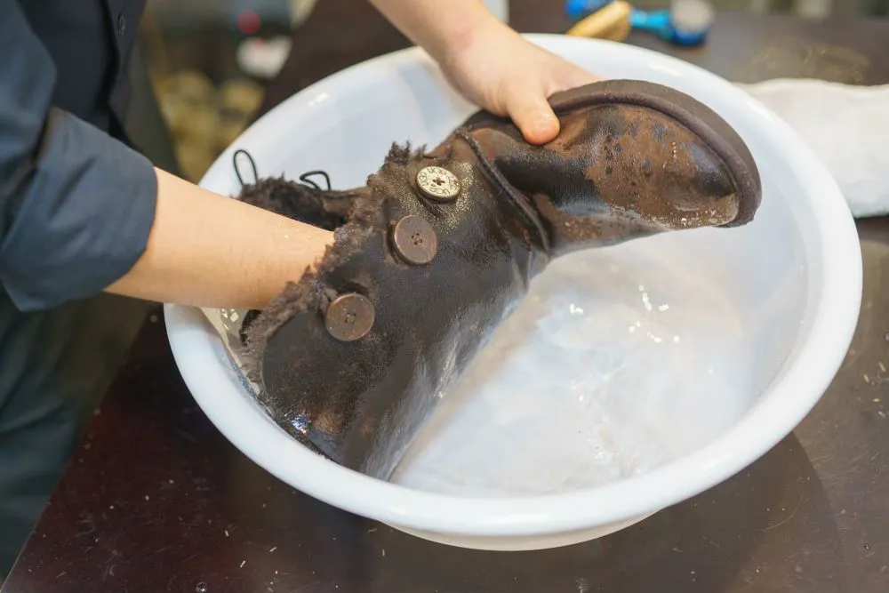 ムートンブーツのお手入れ