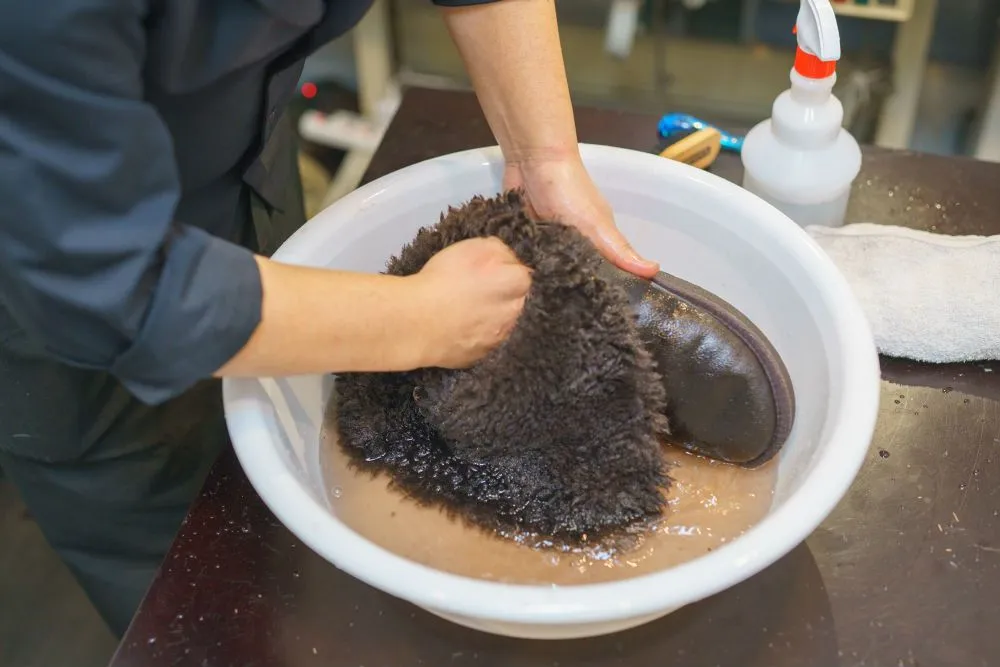 ムートンブーツのお手入れ