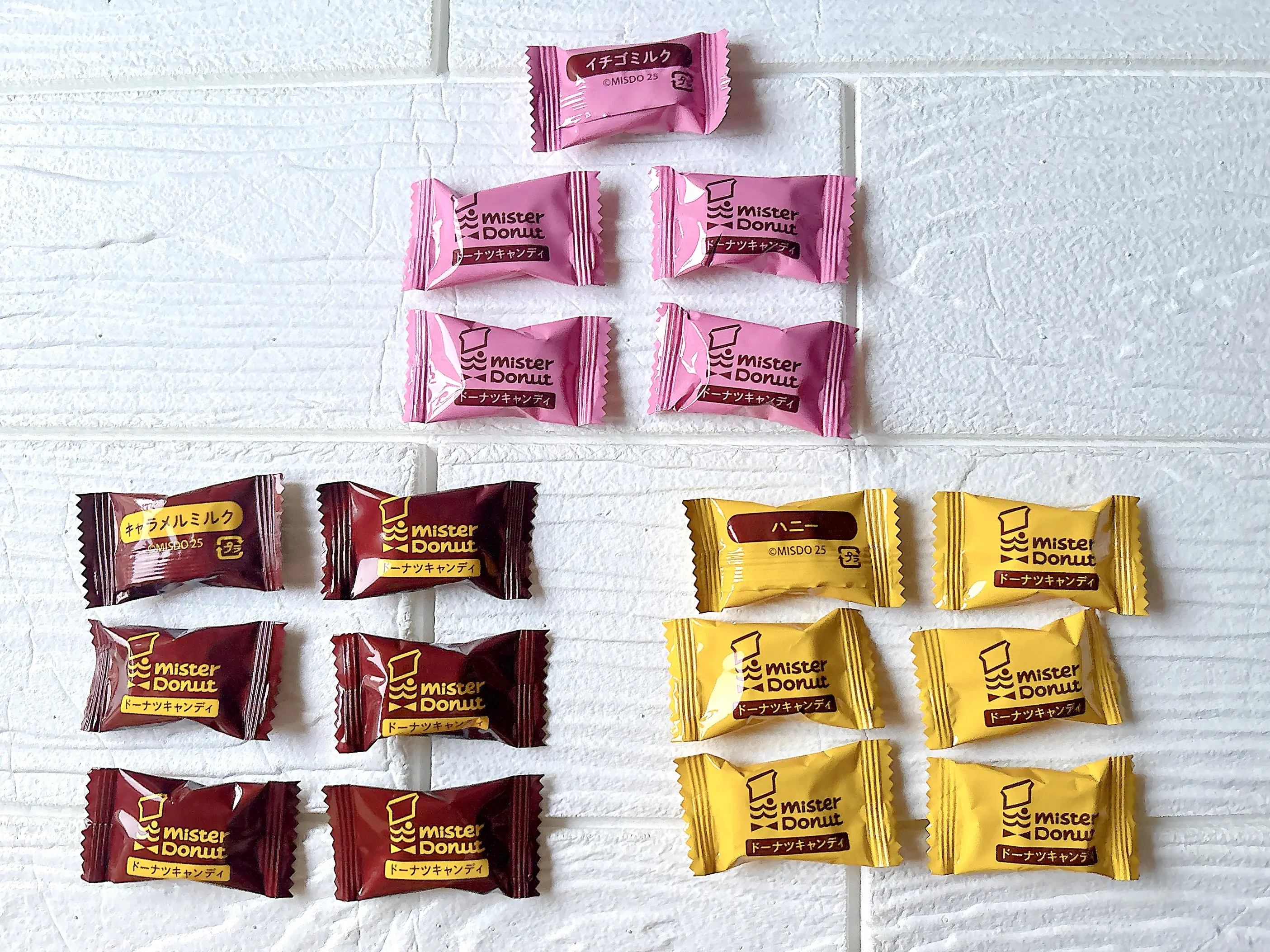 ドーナツキャンディの内容量イメージ