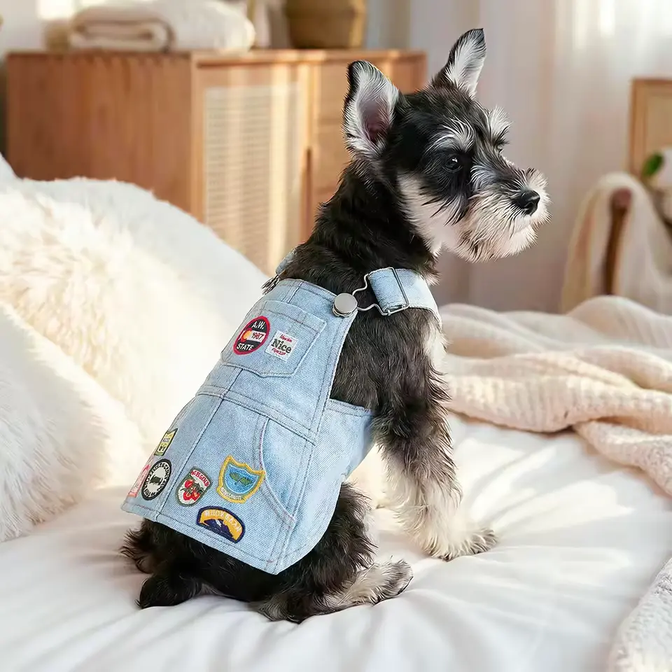 レトロバッジデニムスカート