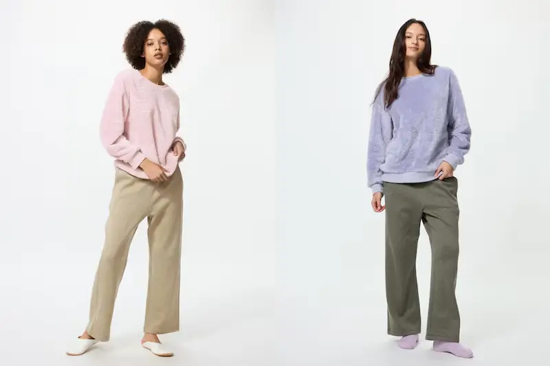 ユニクロファーリーフリースセットカラバリ