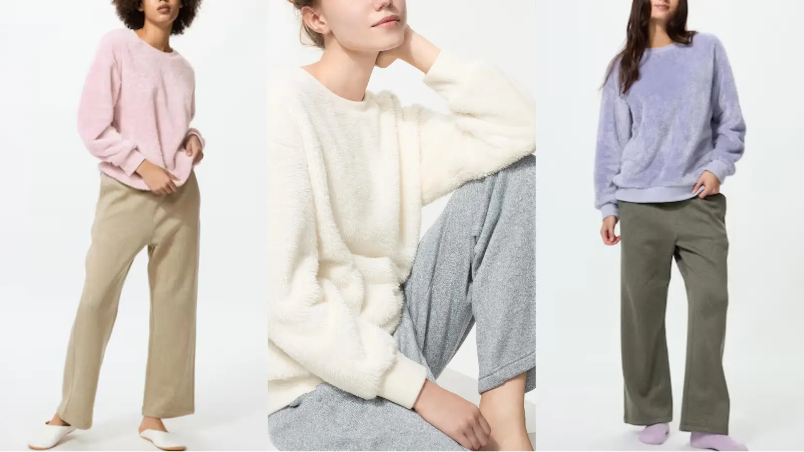 ユニクロファーリーフリースセット