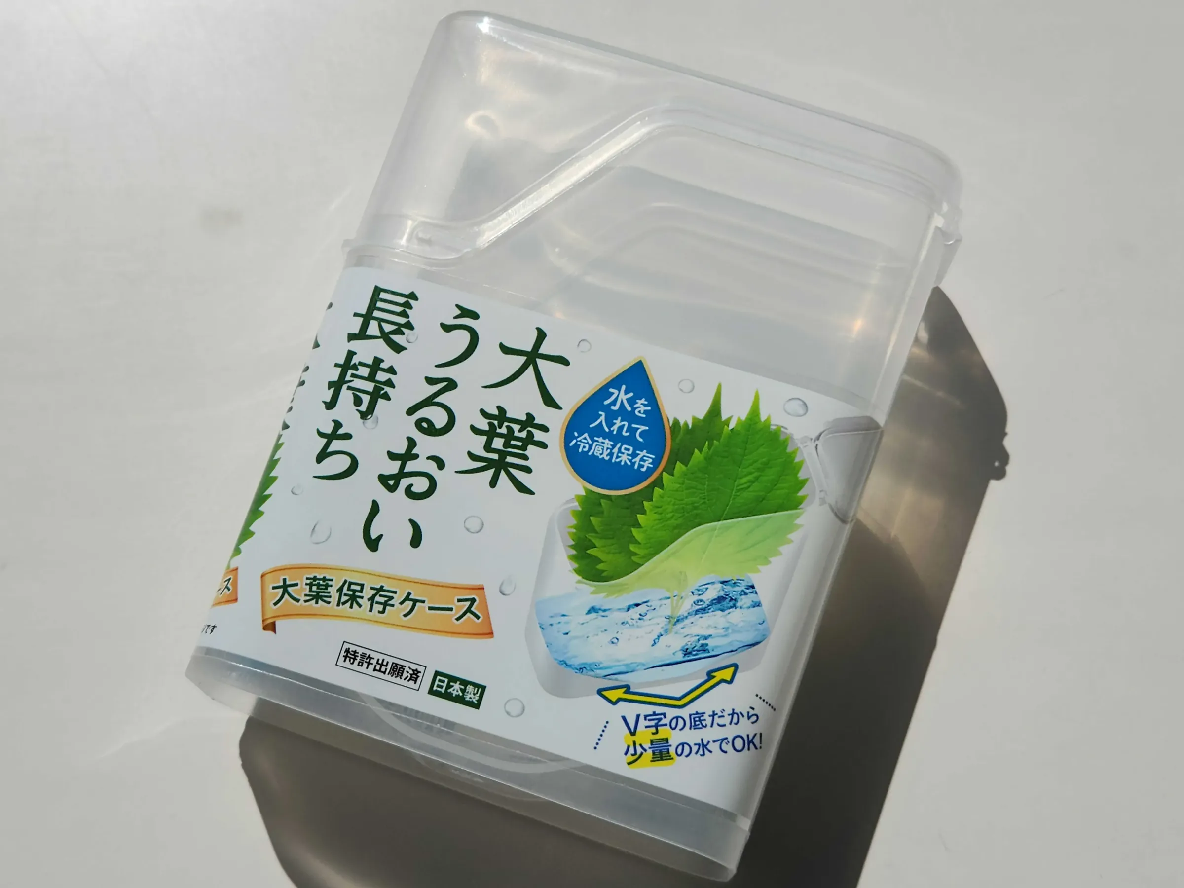 ダイソー大葉保存ケース商品写真