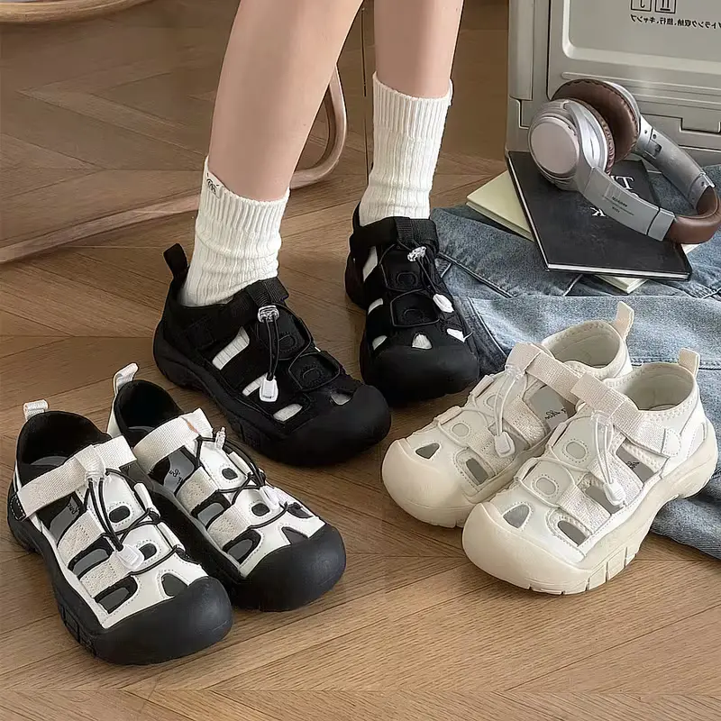 プラットフォームトゥレディースサンダル