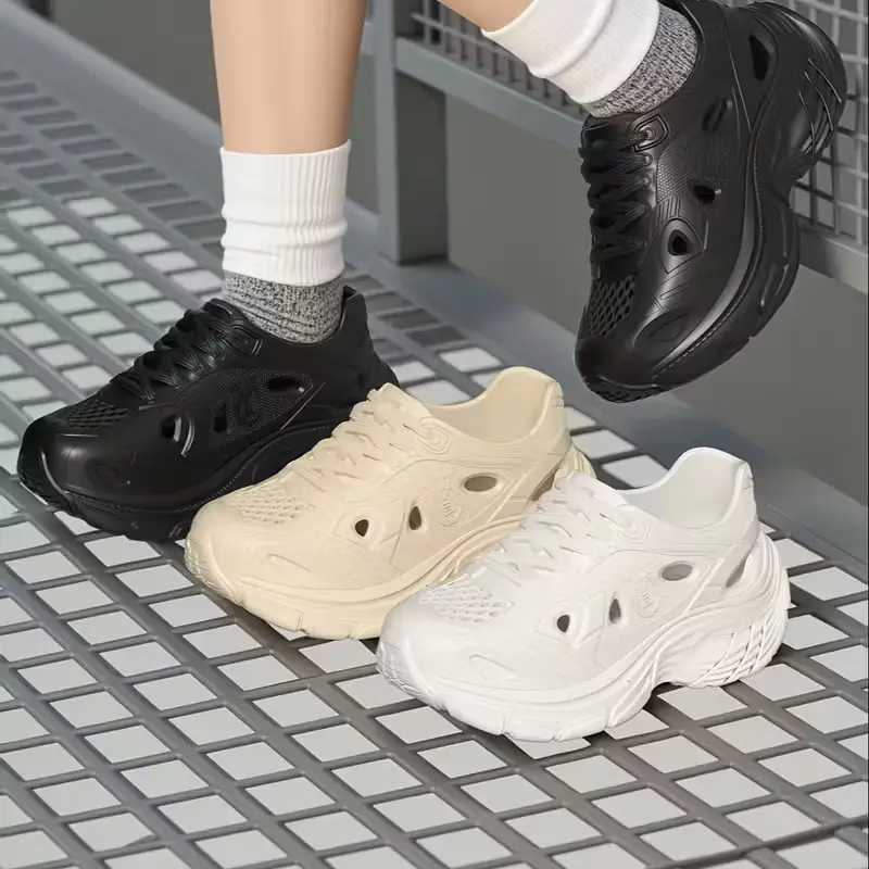 レディースクロッグプラットフォームEVAサンダルシューズ