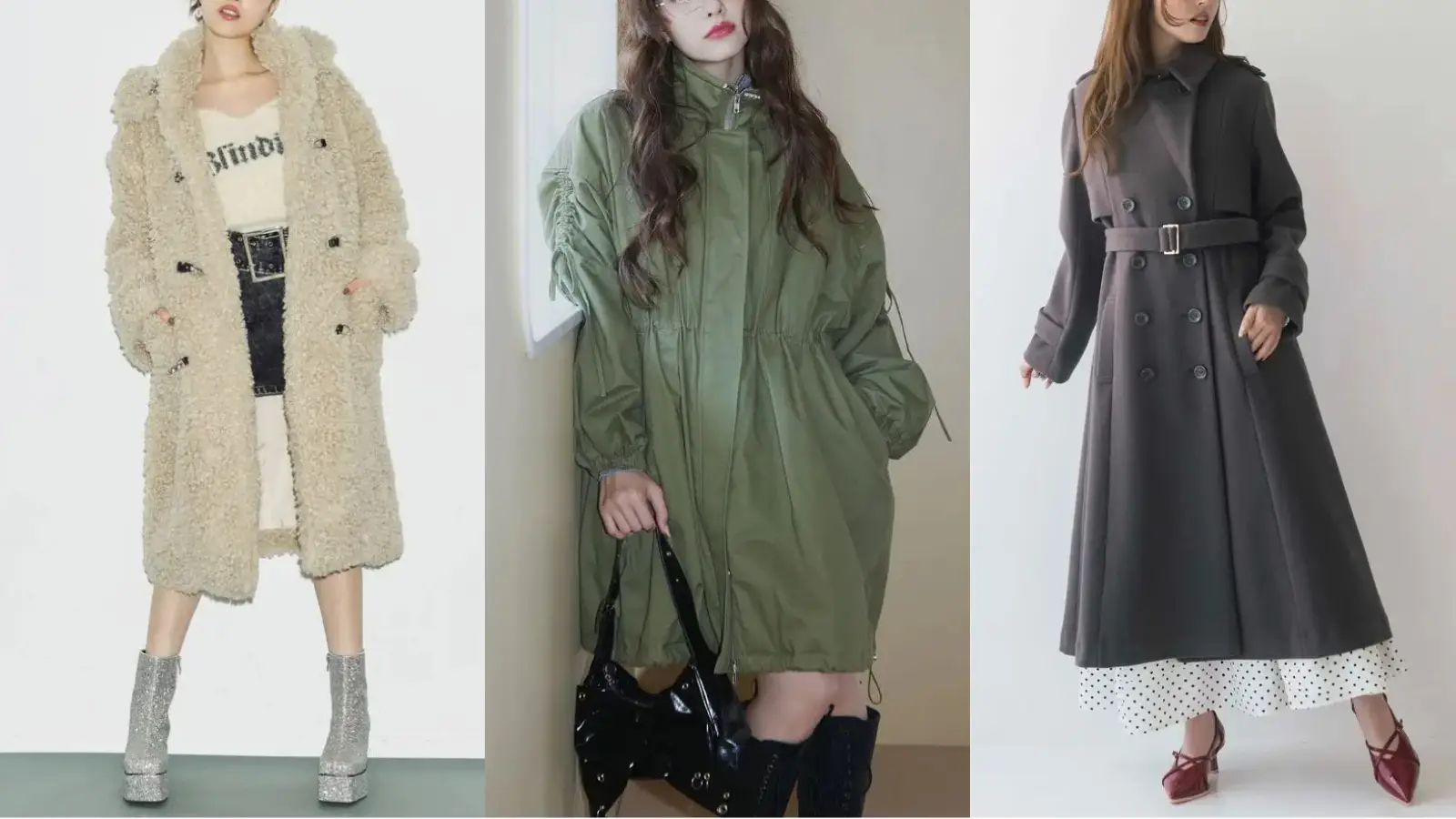 ランウェイチャンネル冬のロング丈コート