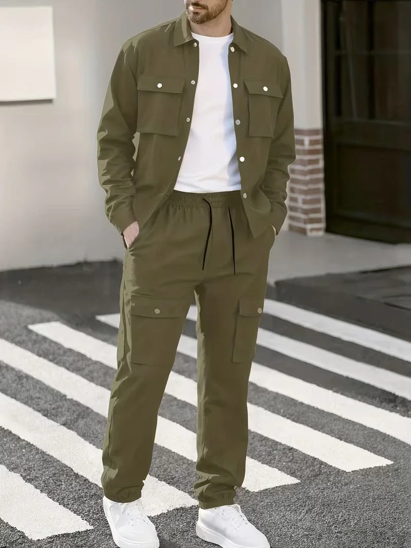 メンズ長袖作業着