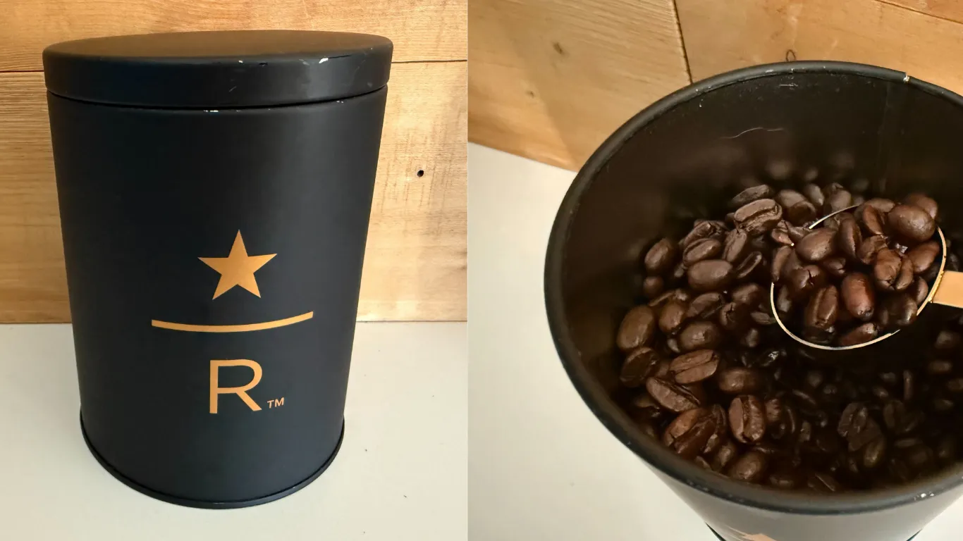 スターバックス リザーブコーヒーキャニスターマットブラック