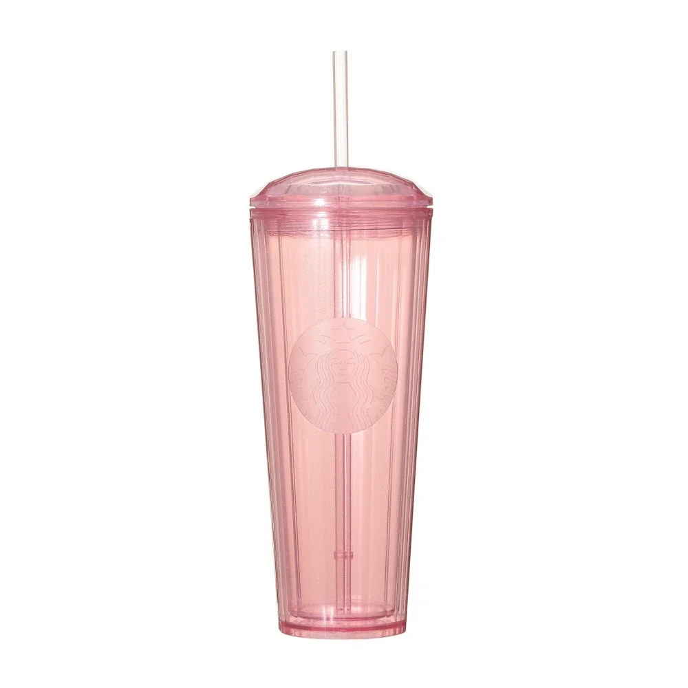 コールドカップタンブラーグリッターピンク710ml