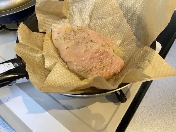 焼くシーン
