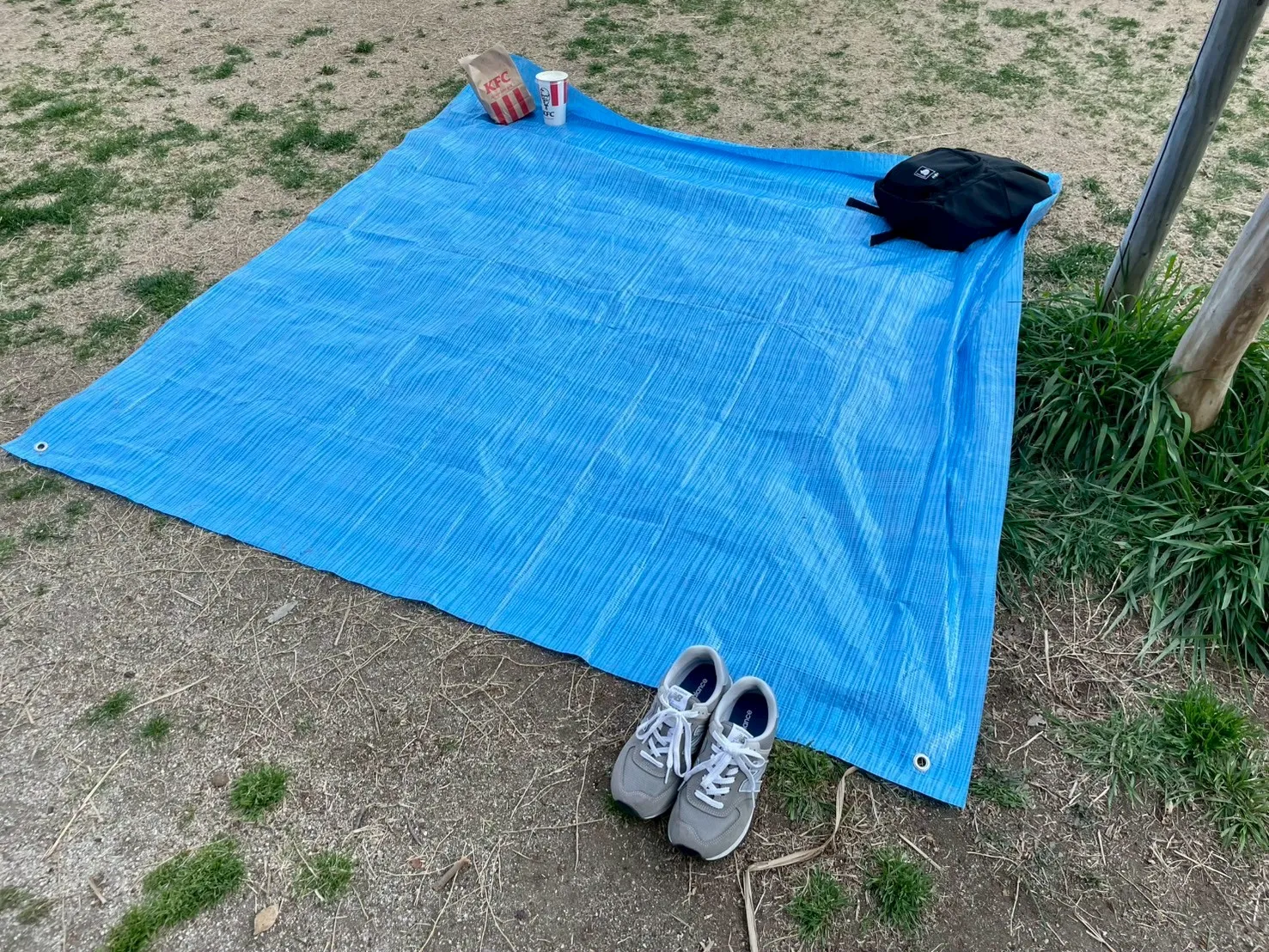 ダイソーレジャーシート