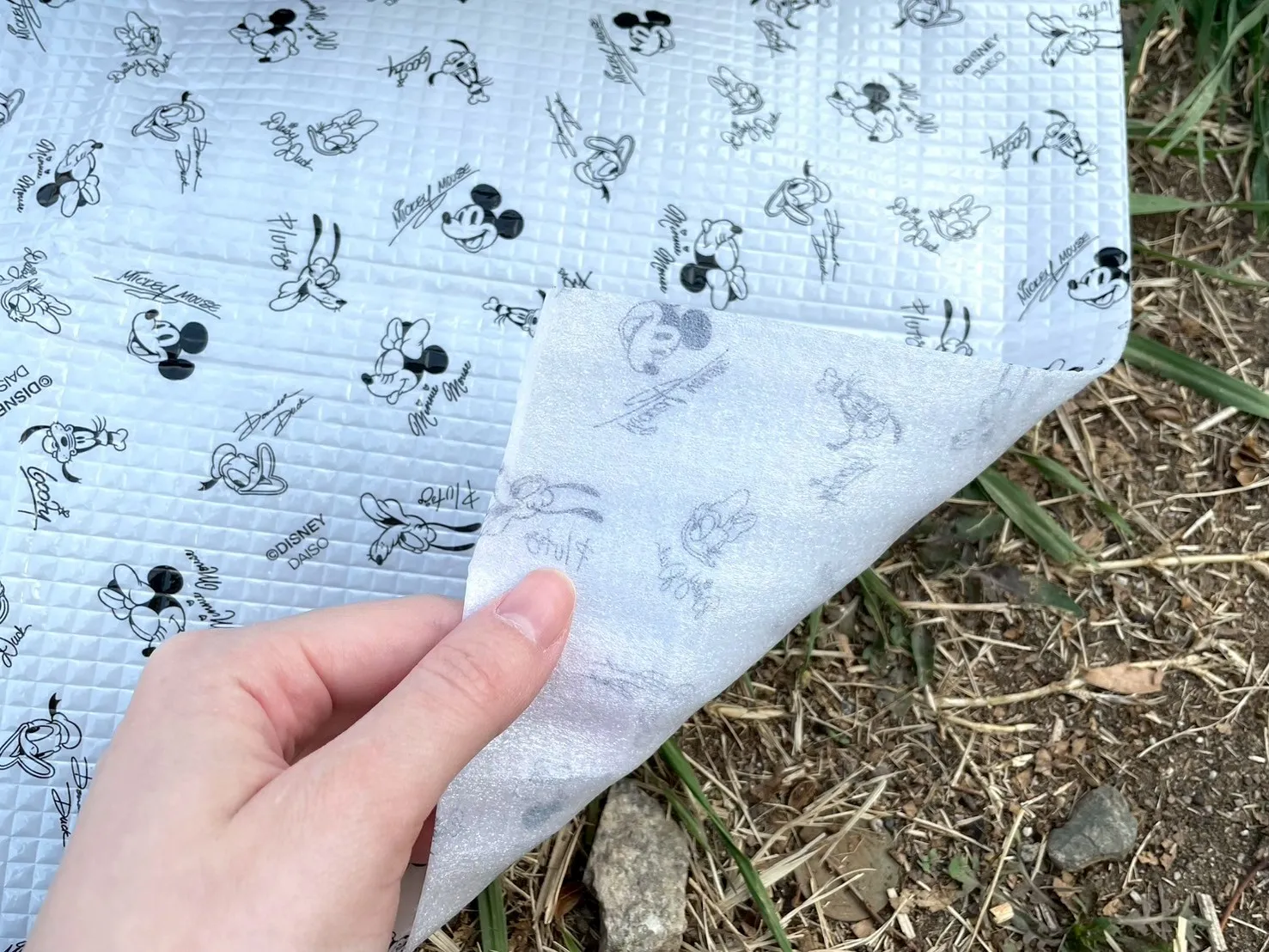ダイソーレジャーシート