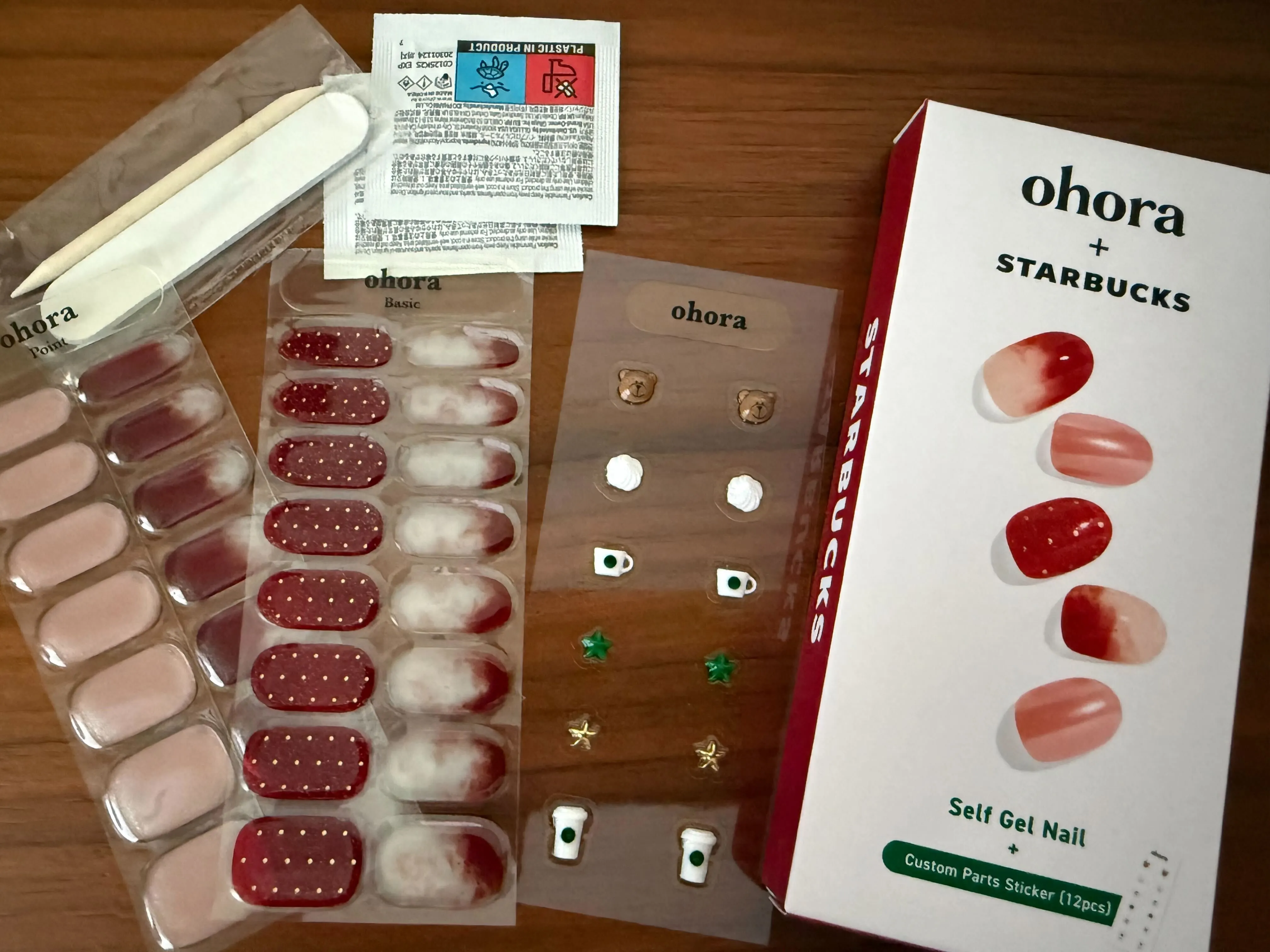 スタバからネイル！？【5/11発売】ohoraコラボのジェルタイプシールが