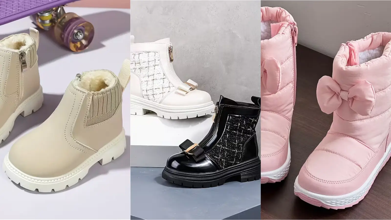 冬のキッズ用ブーツ