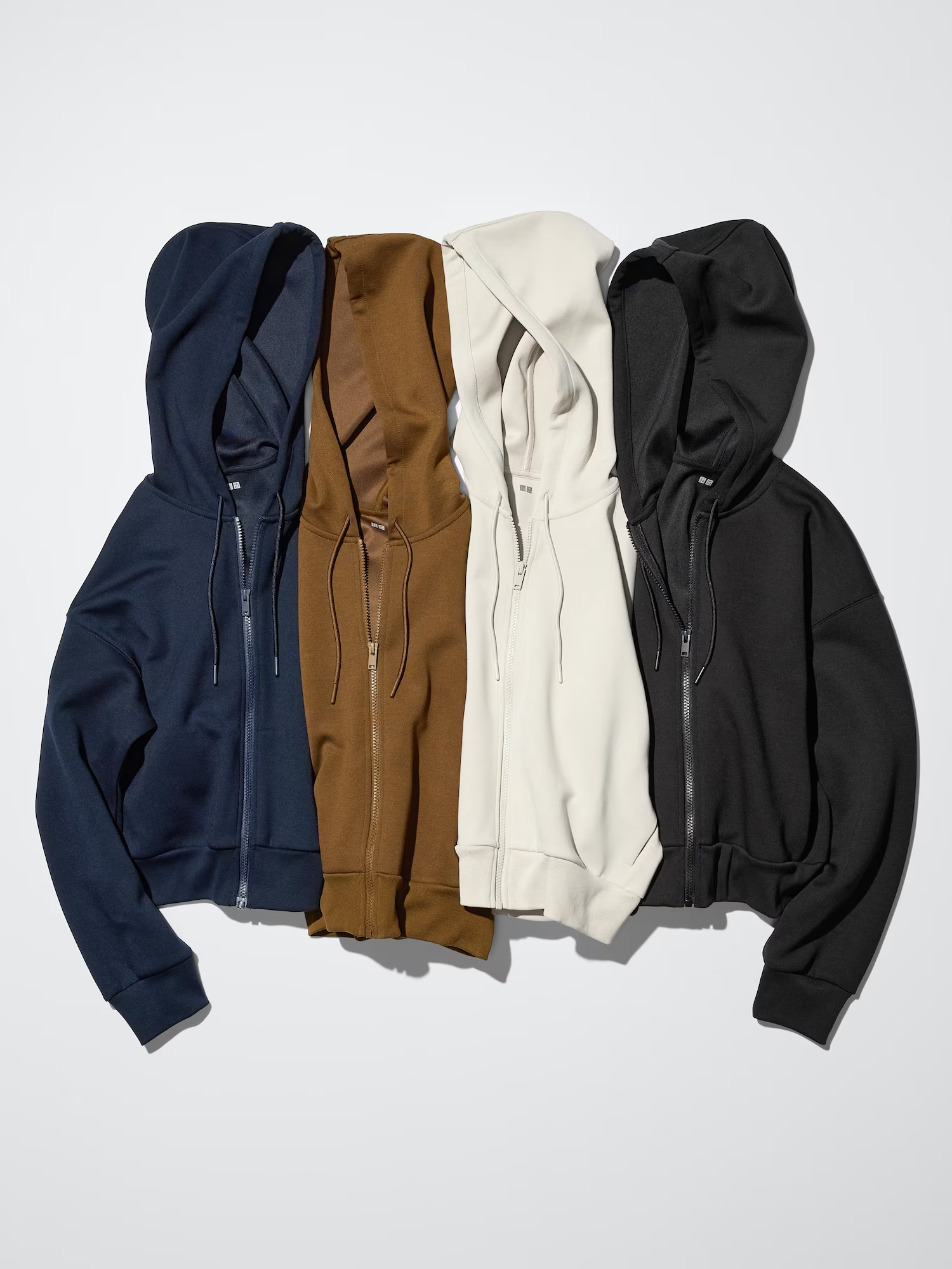 ユニクロドライスウェットフルジップパーカカラバリ