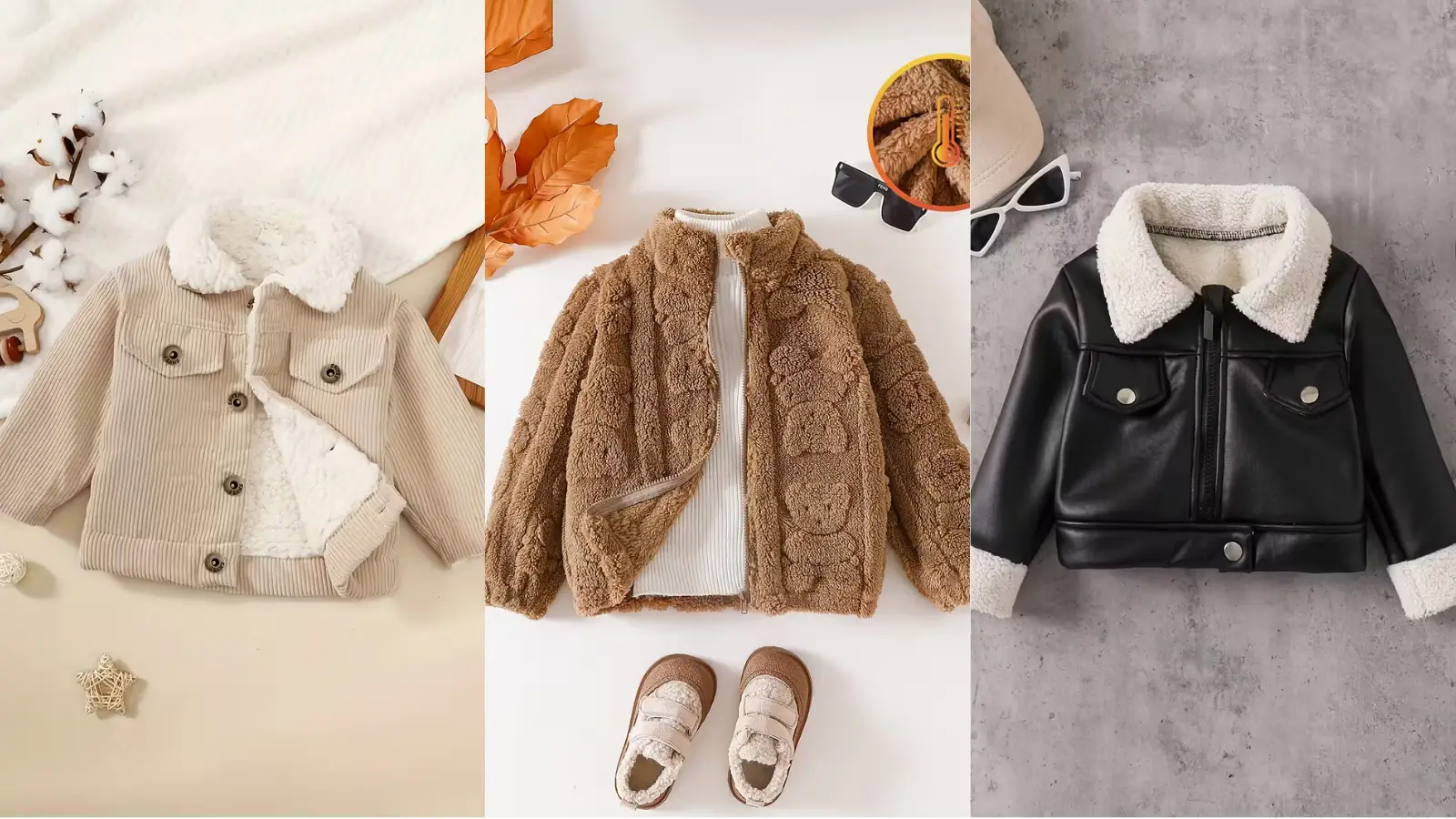 Temuベビー冬服アウター