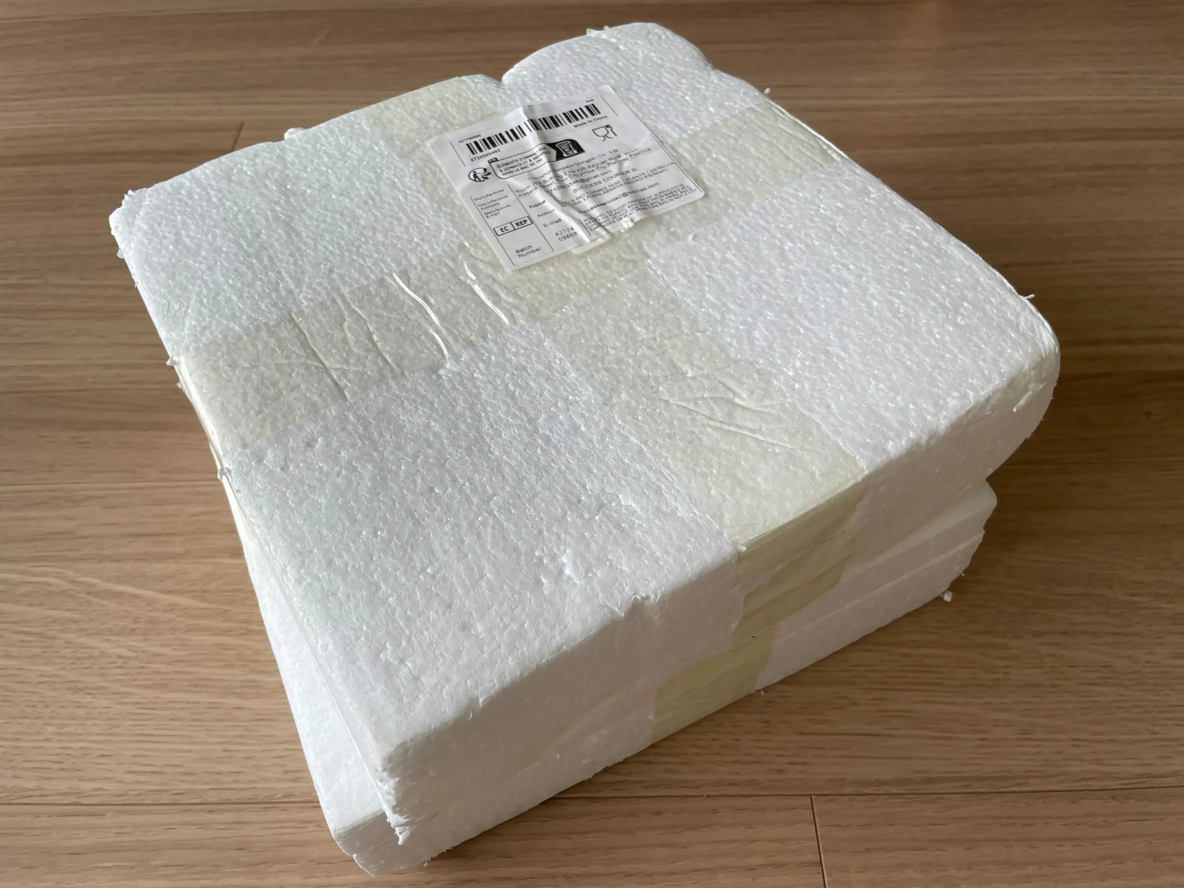 Temu梱包の状態