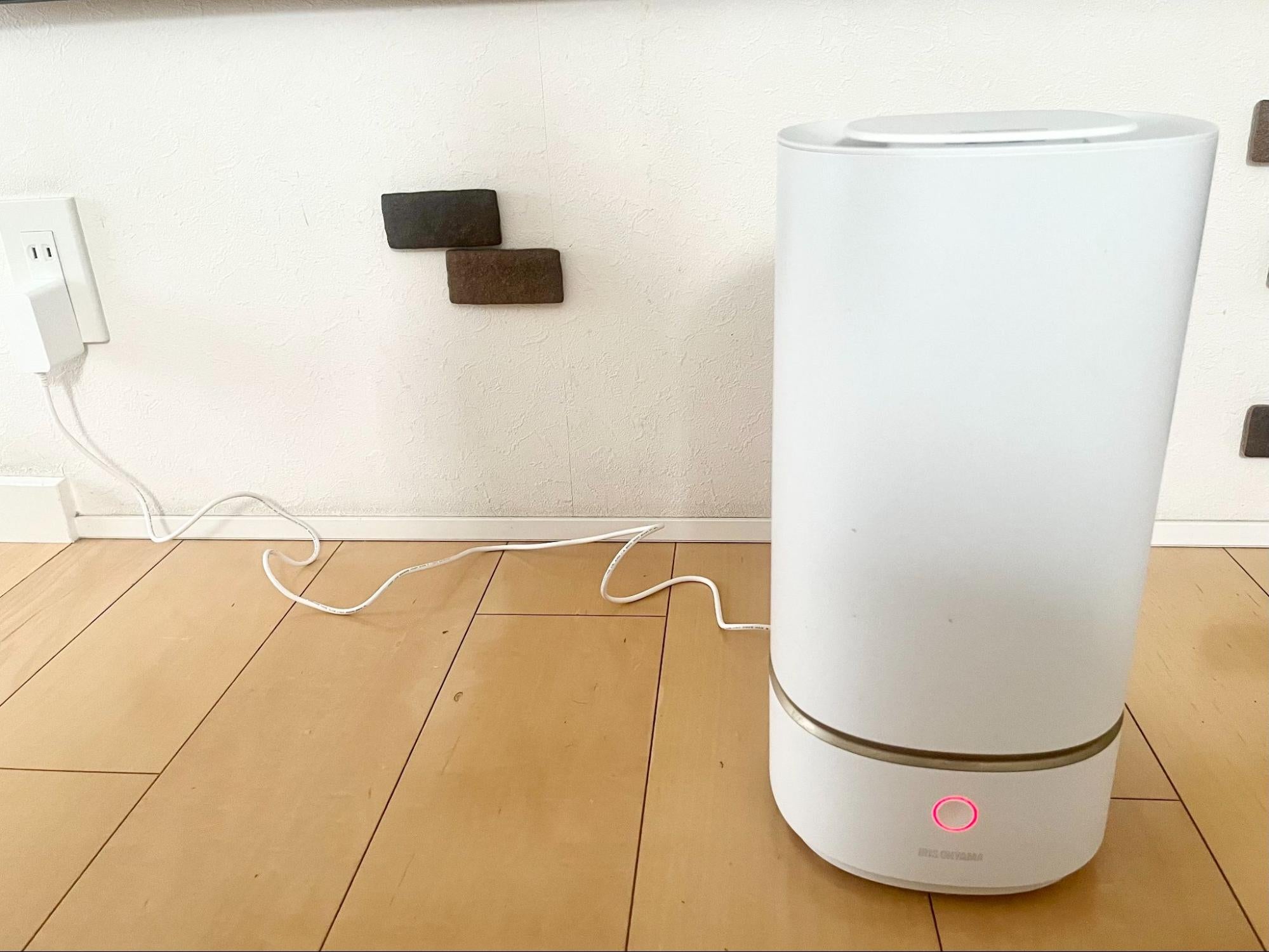 アイリスオーヤマの超音波式加湿器