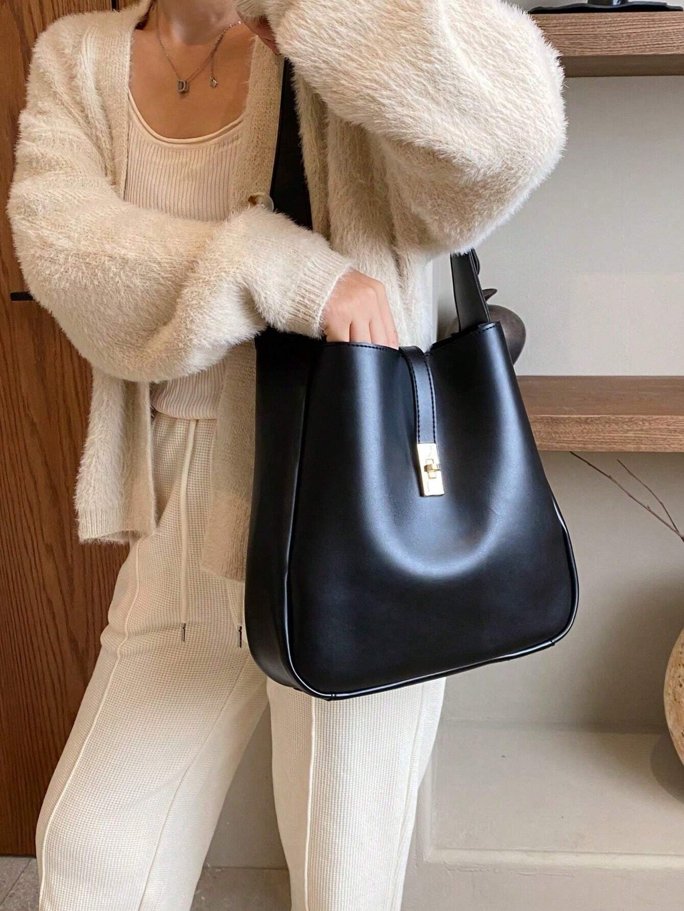 斜め掛けバケットトートバッグ